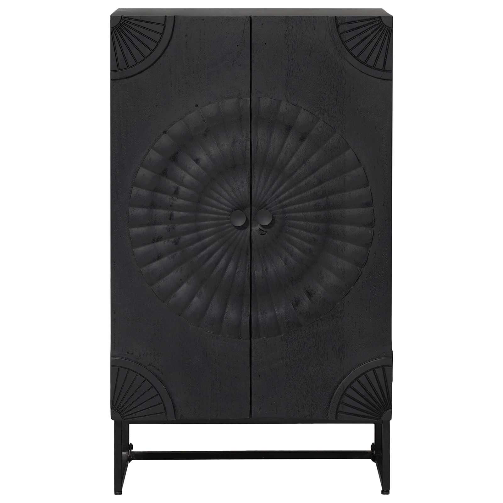 Haut Armoire Noir 55 x 30 x 95 cm - XIOS