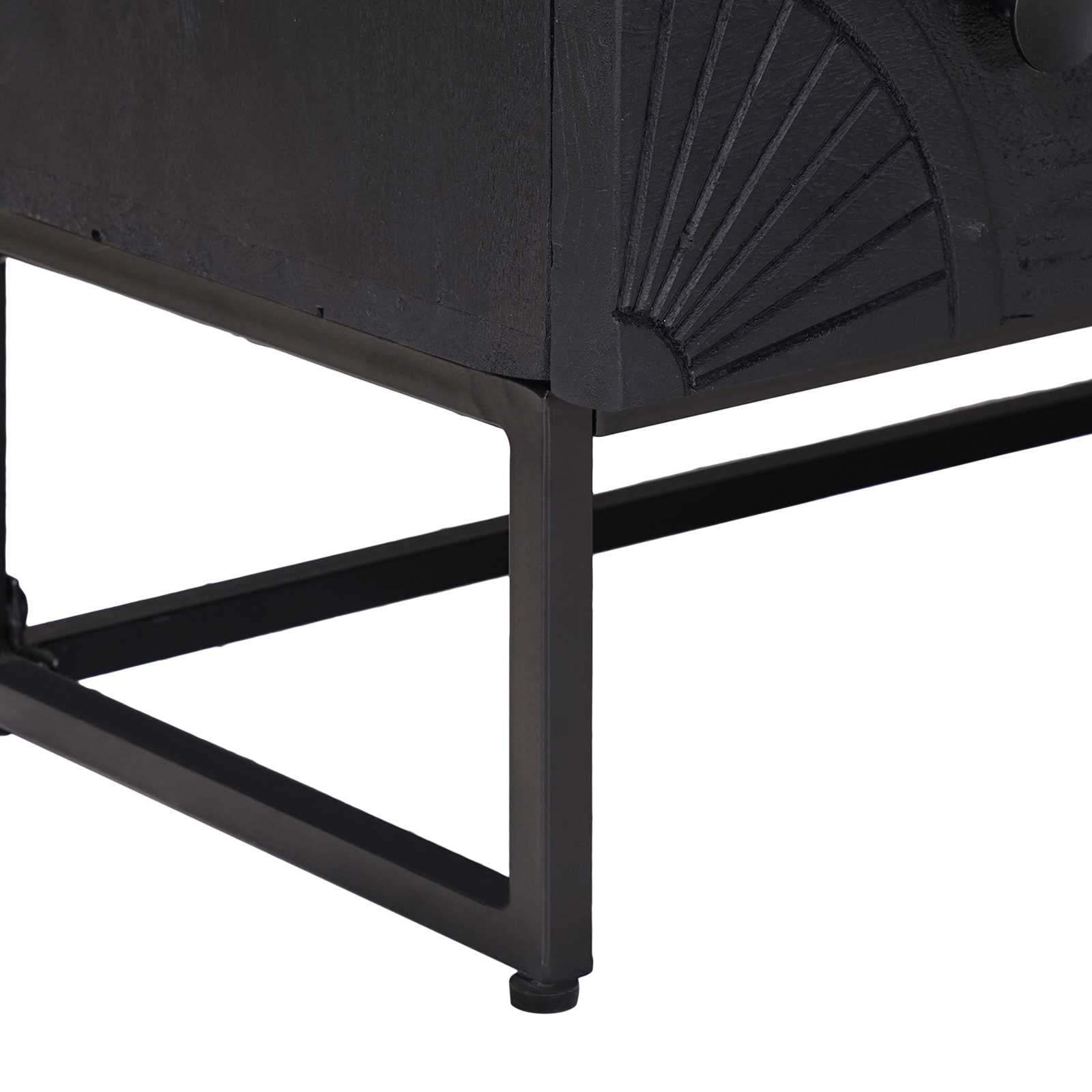 Armoire à tiroirs avec tiroir Noir 75 x 30 x 65 cm - XIOS