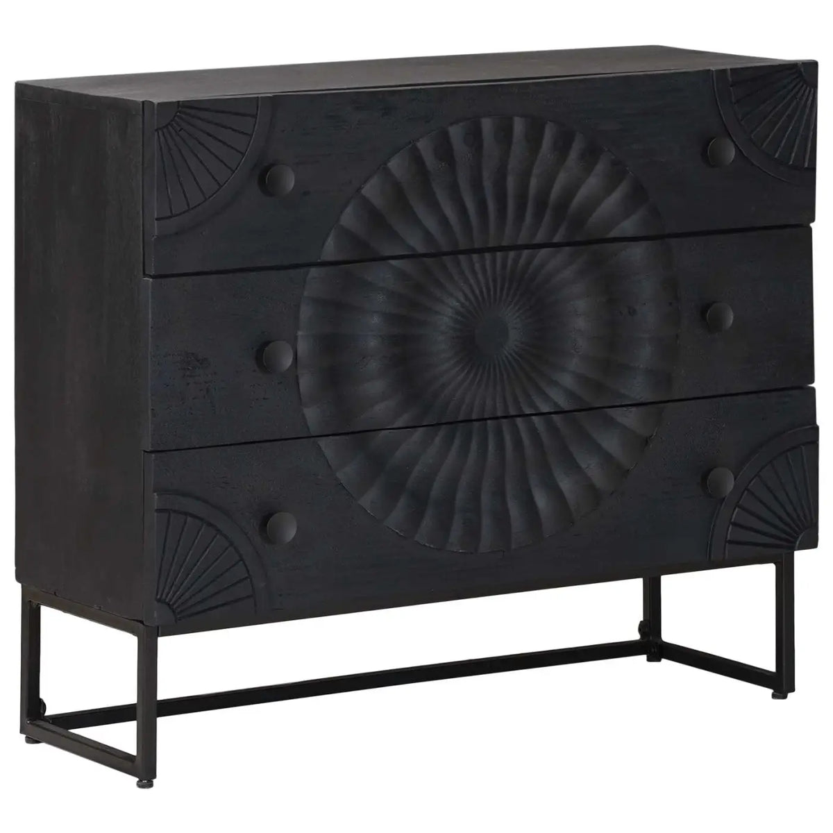 Armoire à tiroirs Noir 75 x 30 x 65 cm - XIOS
