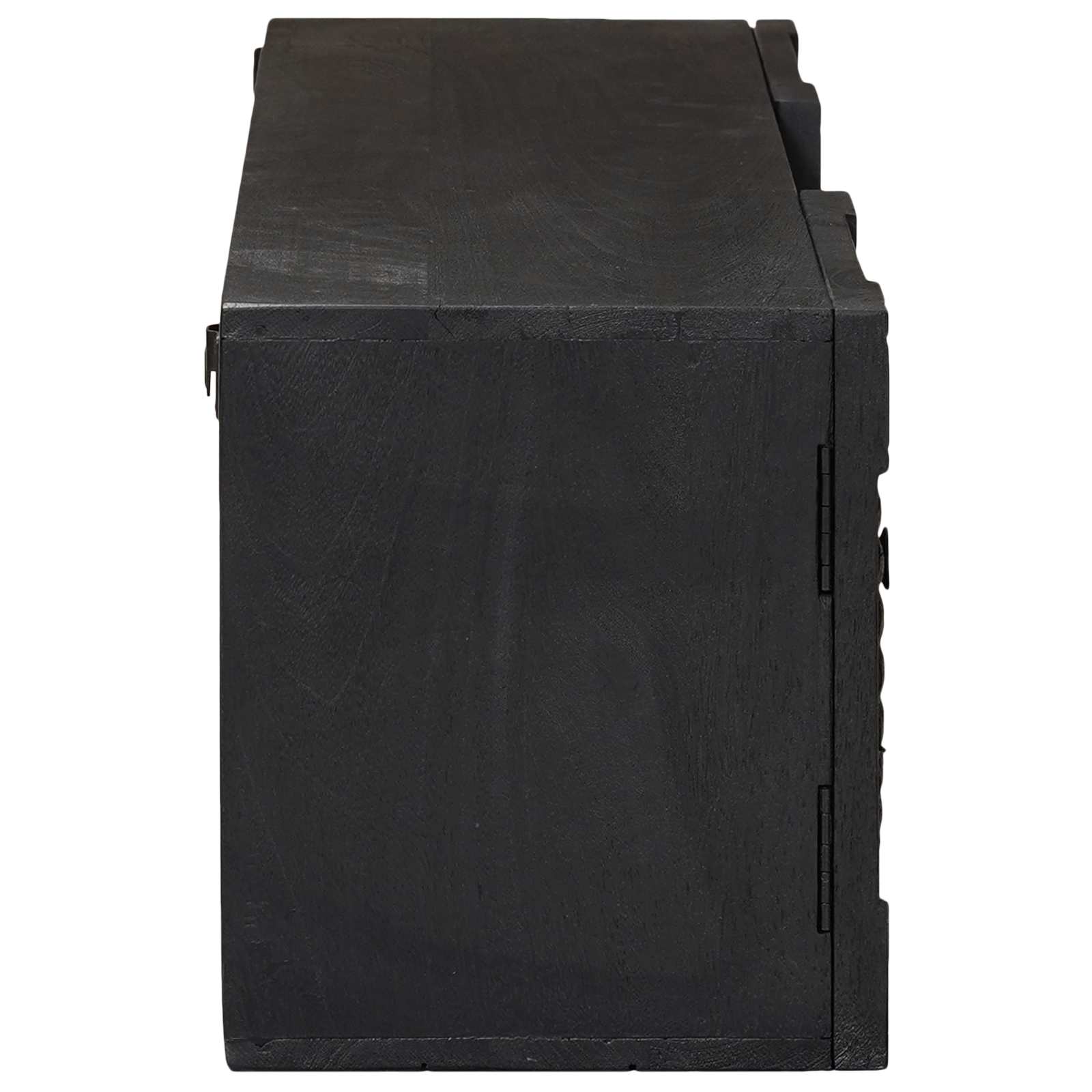Meuble TV avec étagère avec stockage Noir 105 x 30 x 35 cm - XIOS