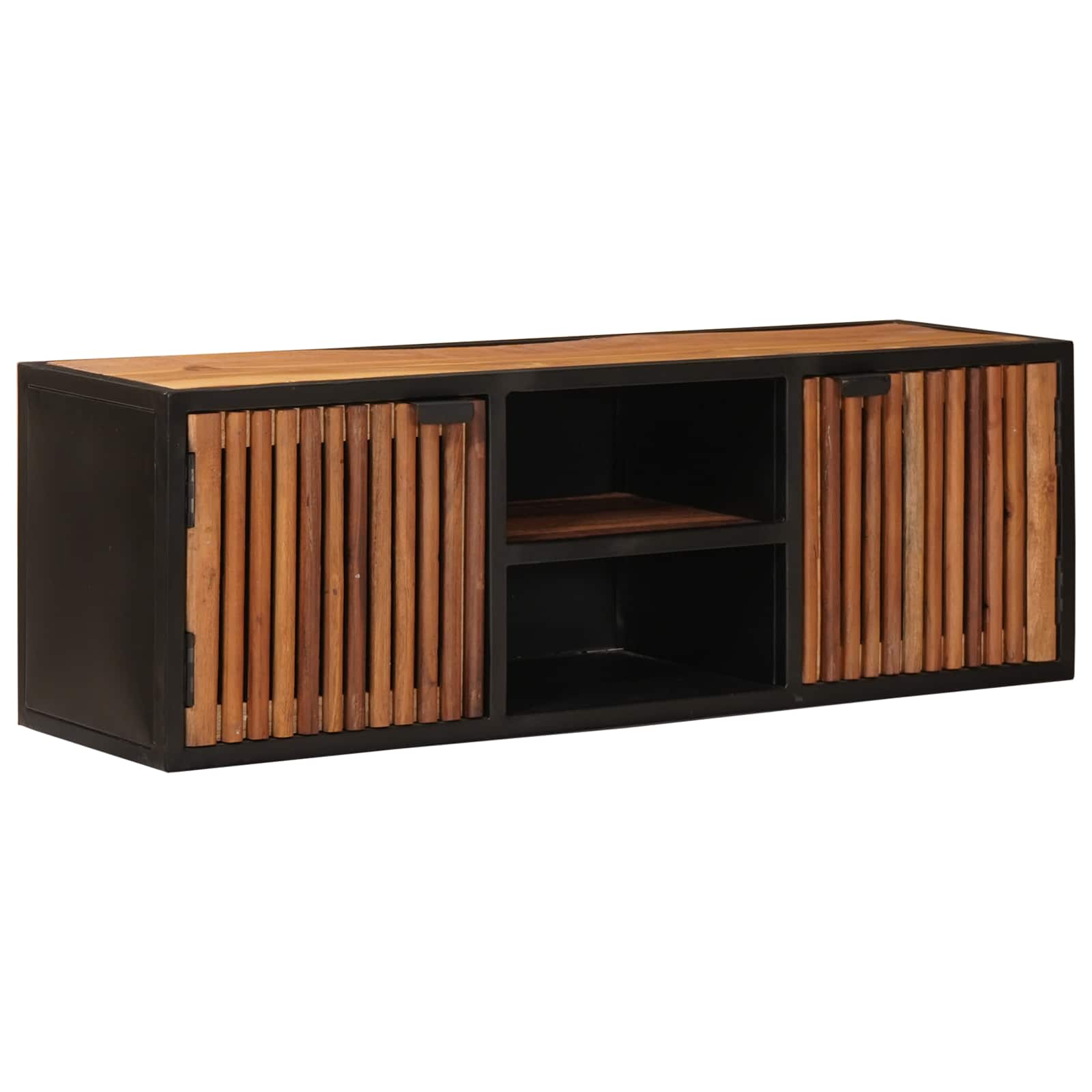 Meuble TV Fait Main 105 x 30 x 35 cm Bois de mangue massif