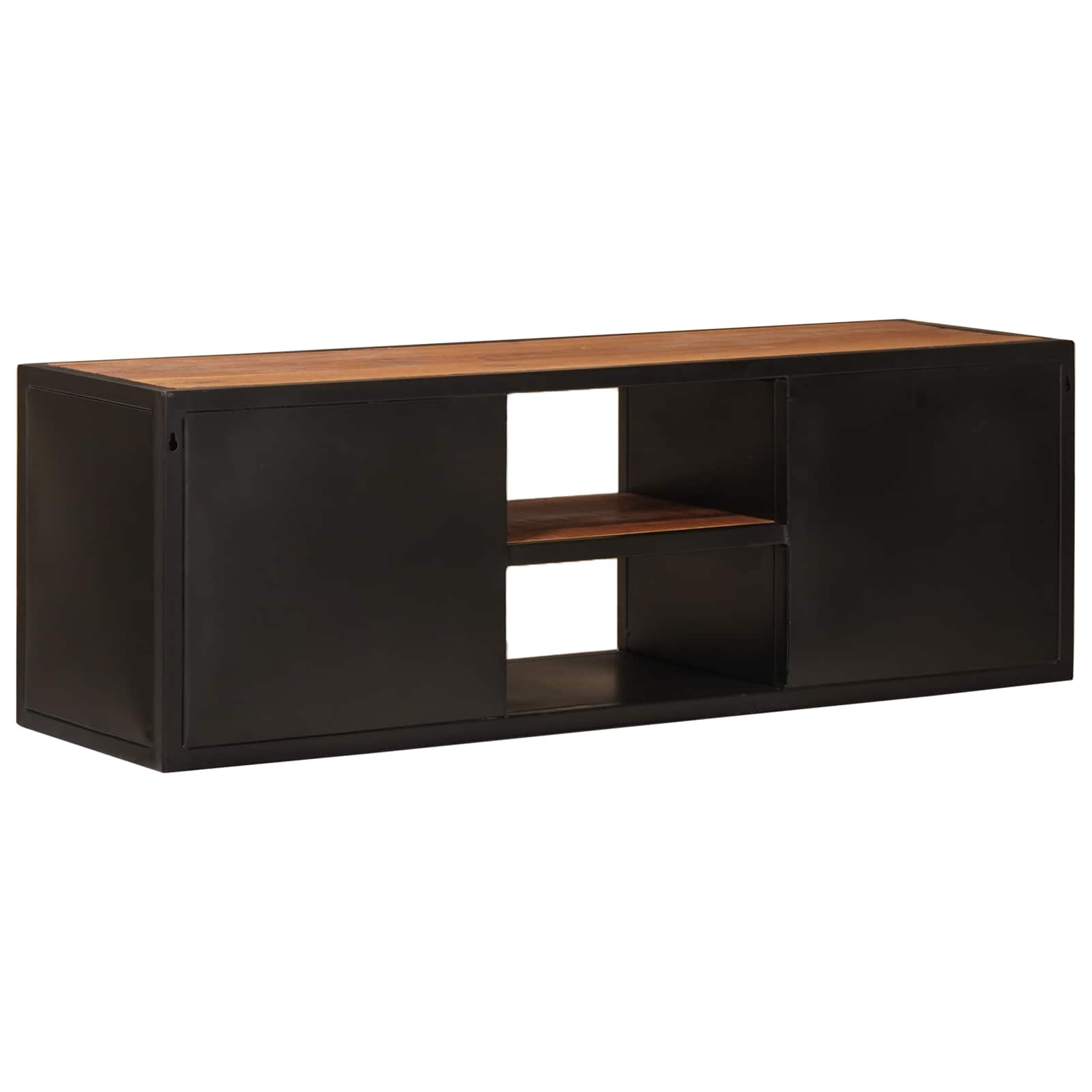 Meuble TV Fait Main 105 x 30 x 35 cm Bois de mangue massif