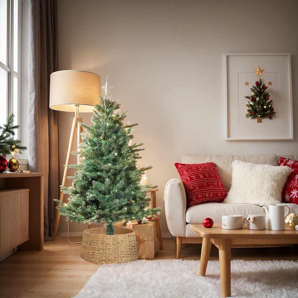 Collier de sapin de Noël Marron 60 x 60 x 22 cm Jacinthe d'eau - XIOS