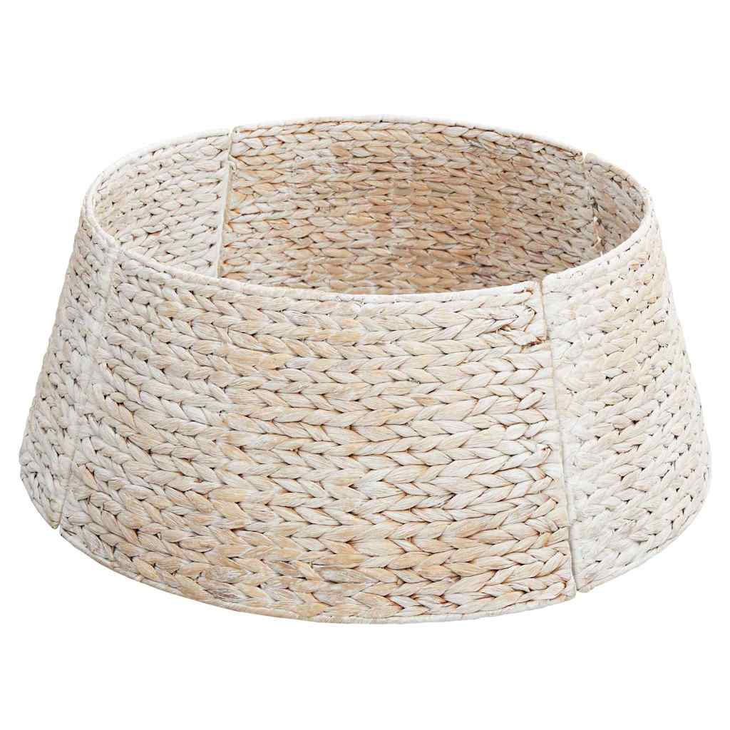 Collier de sapin de Noël Blanc 60 x 60 x 22 cm Jacinthe d'eau - XIOS