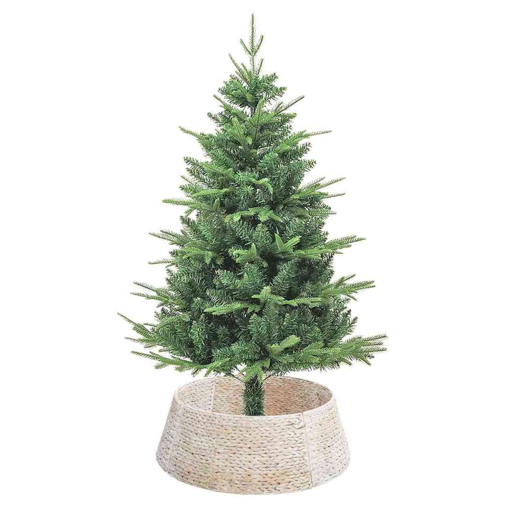 Collier de sapin de Noël Blanc 75 x 75 x 25 cm Jacinthe d'eau