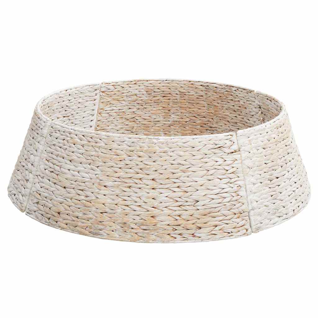 Collier de sapin de Noël Blanc 90 x 90 x 28 cm Jacinthe d'eau - XIOS