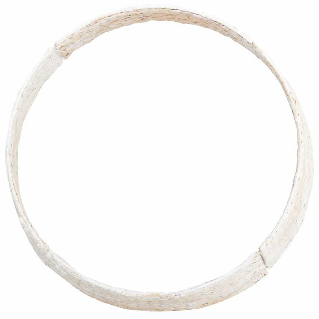 Collier de sapin de Noël Blanc 90 x 90 x 28 cm Jacinthe d'eau - XIOS