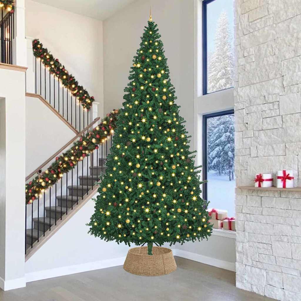 Collier de sapin de Noël Marron 90 x 90 x 28 cm