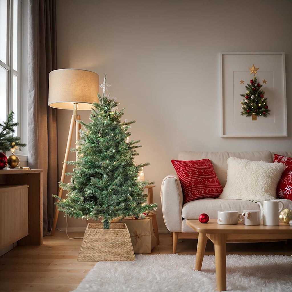 Collier de sapin de Noël Marron 60 x 60 x 28 cm Jacinthe d'eau - XIOS