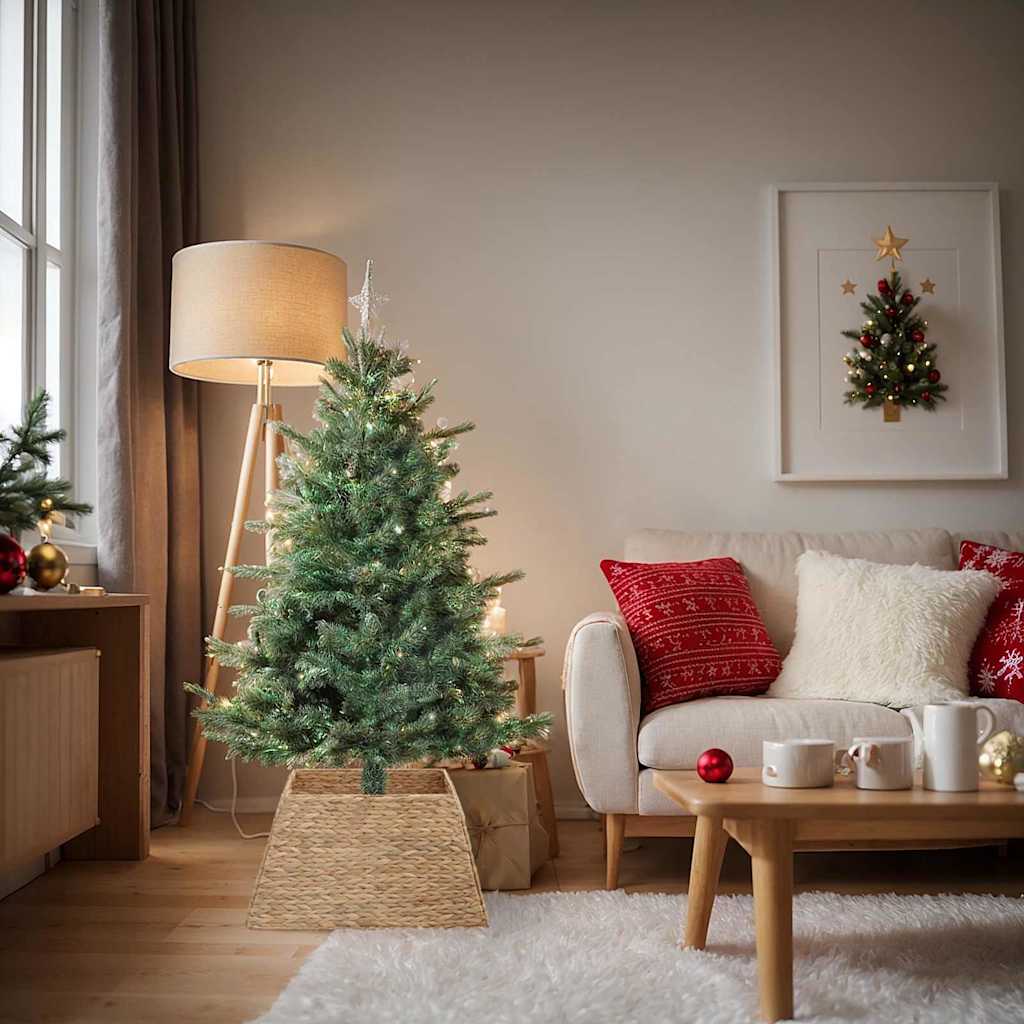 Collier de sapin de Noël Marron 70 x 70 x 28 cm Jacinthe d'eau - XIOS