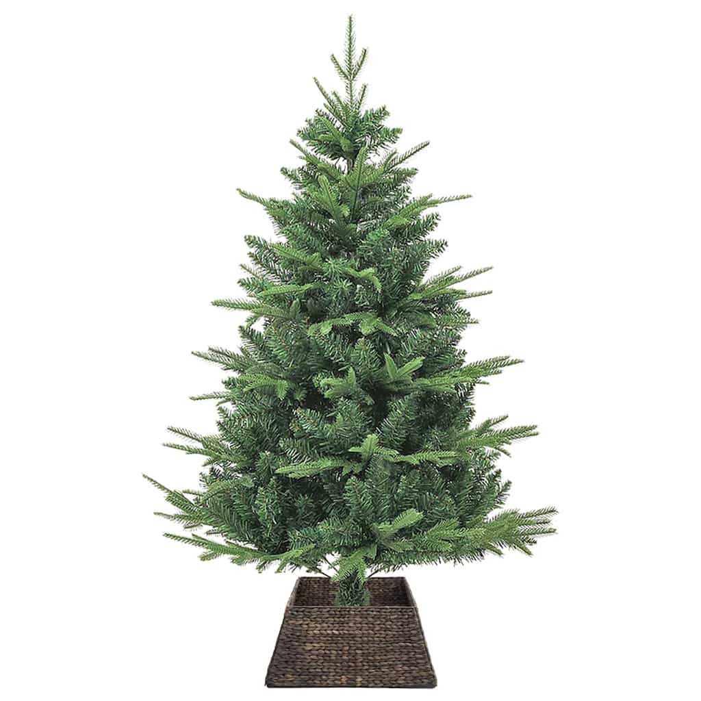 Collier de sapin de Noël Noir 50 x 50 x 25 cm Jacinthe d'eau - XIOS