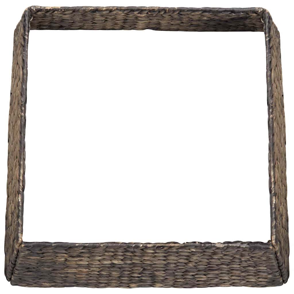 Collier de sapin de Noël Noir 50 x 50 x 25 cm Jacinthe d'eau - XIOS