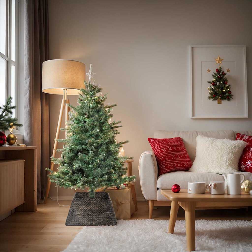 Collier de sapin de Noël Noir 60 x 60 x 28 cm Jacinthe d'eau - XIOS