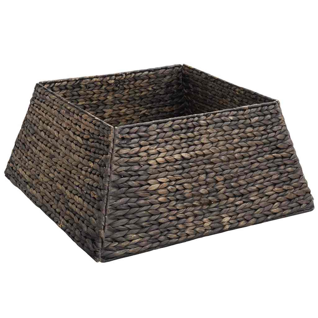 Collier de sapin de Noël Noir 60 x 60 x 28 cm Jacinthe d'eau - XIOS