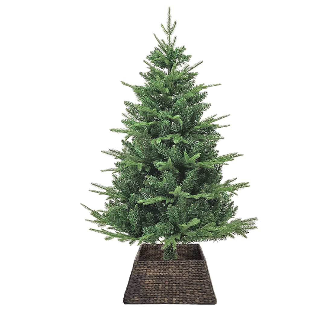 Collier de sapin de Noël Noir 60 x 60 x 28 cm Jacinthe d'eau - XIOS