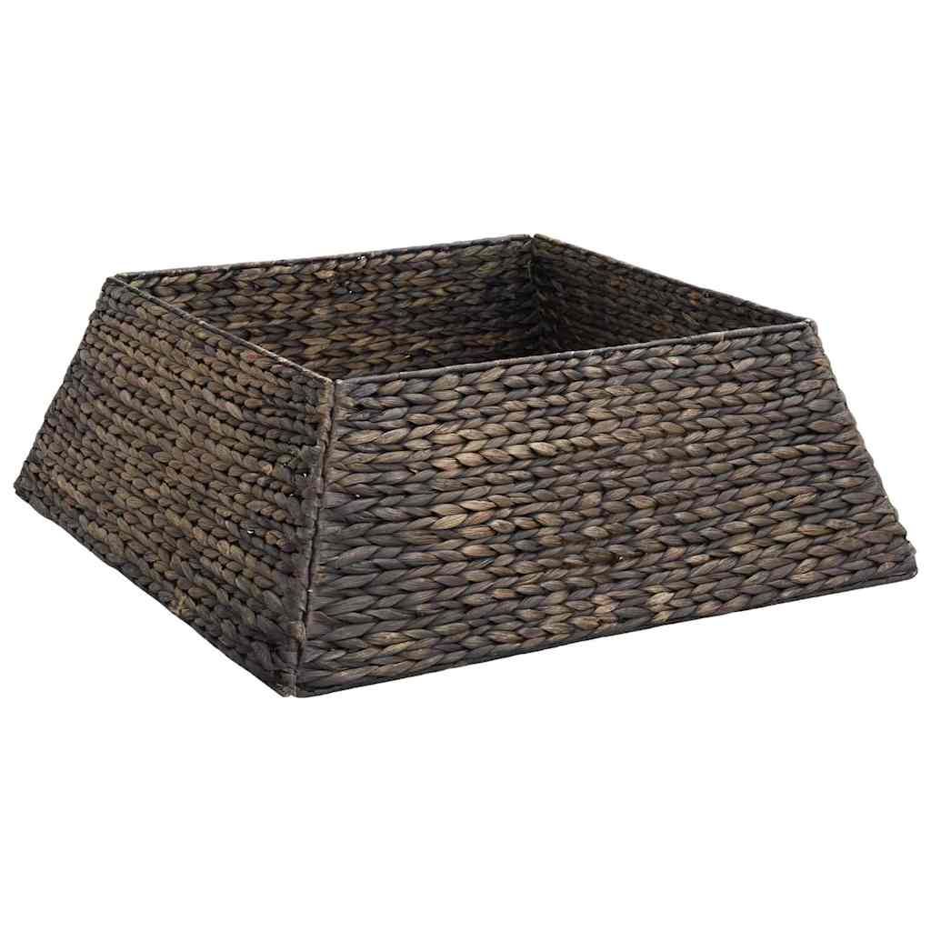 Collier de sapin de Noël Noir 70 x 70 x 28 cm Jacinthe d'eau - XIOS