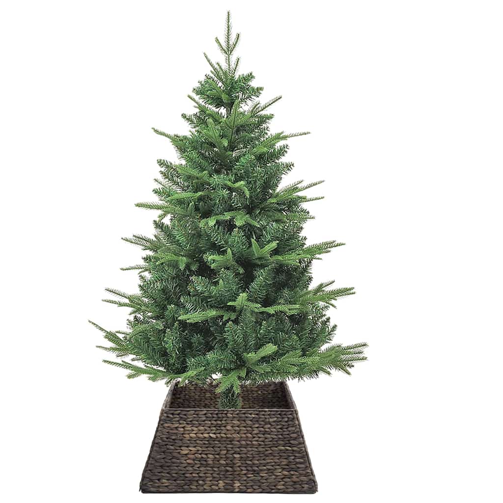 Collier de sapin de Noël Noir 70 x 70 x 28 cm Jacinthe d'eau - XIOS