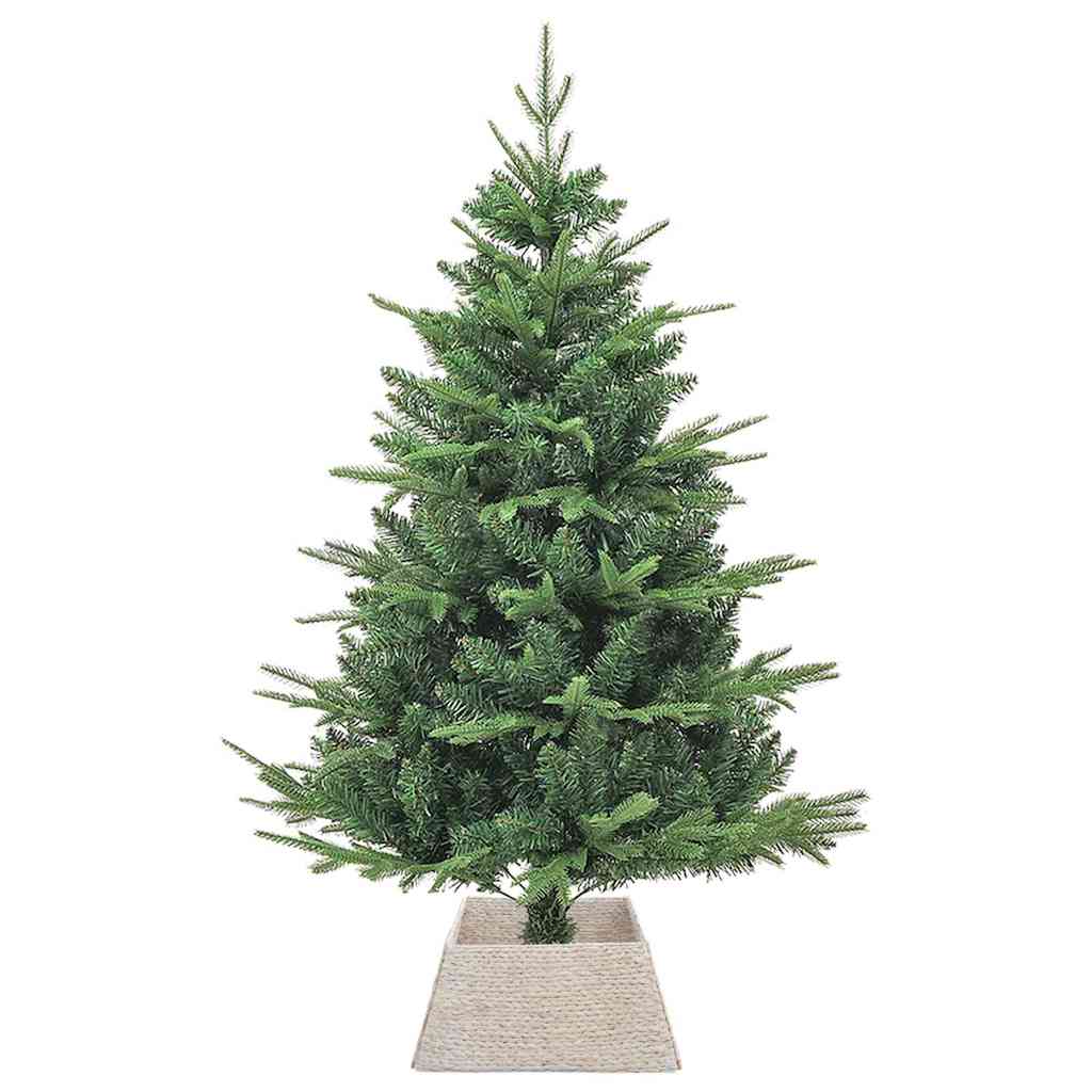Collier de sapin de Noël Blanc 50 x 50 x 25 cm Jacinthe d'eau - XIOS