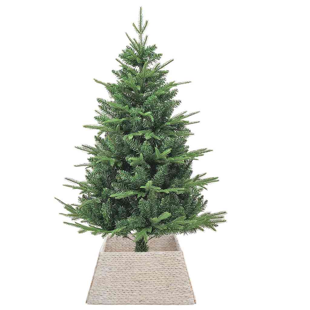 Collier de sapin de Noël Blanc 70 x 70 x 28 cm Jacinthe d'eau - XIOS