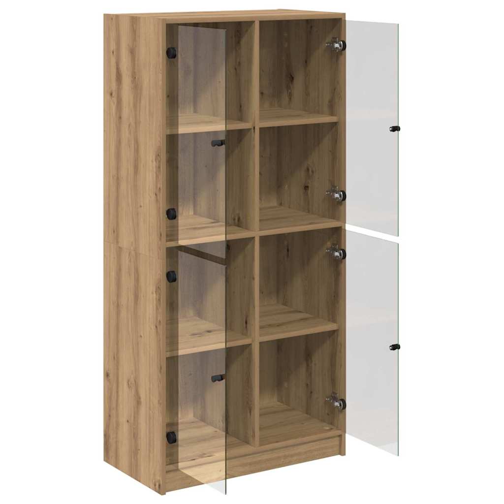Haut Armoire Chêne artisanal 68 x 37 x 142 cm Bois d'ingénierie - XIOS