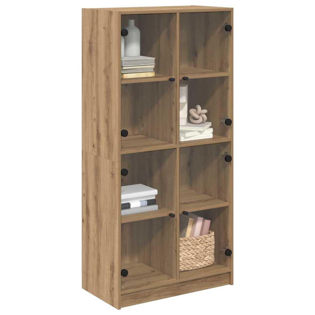 Haut Armoire Chêne artisanal 68 x 37 x 142 cm Bois d'ingénierie - XIOS