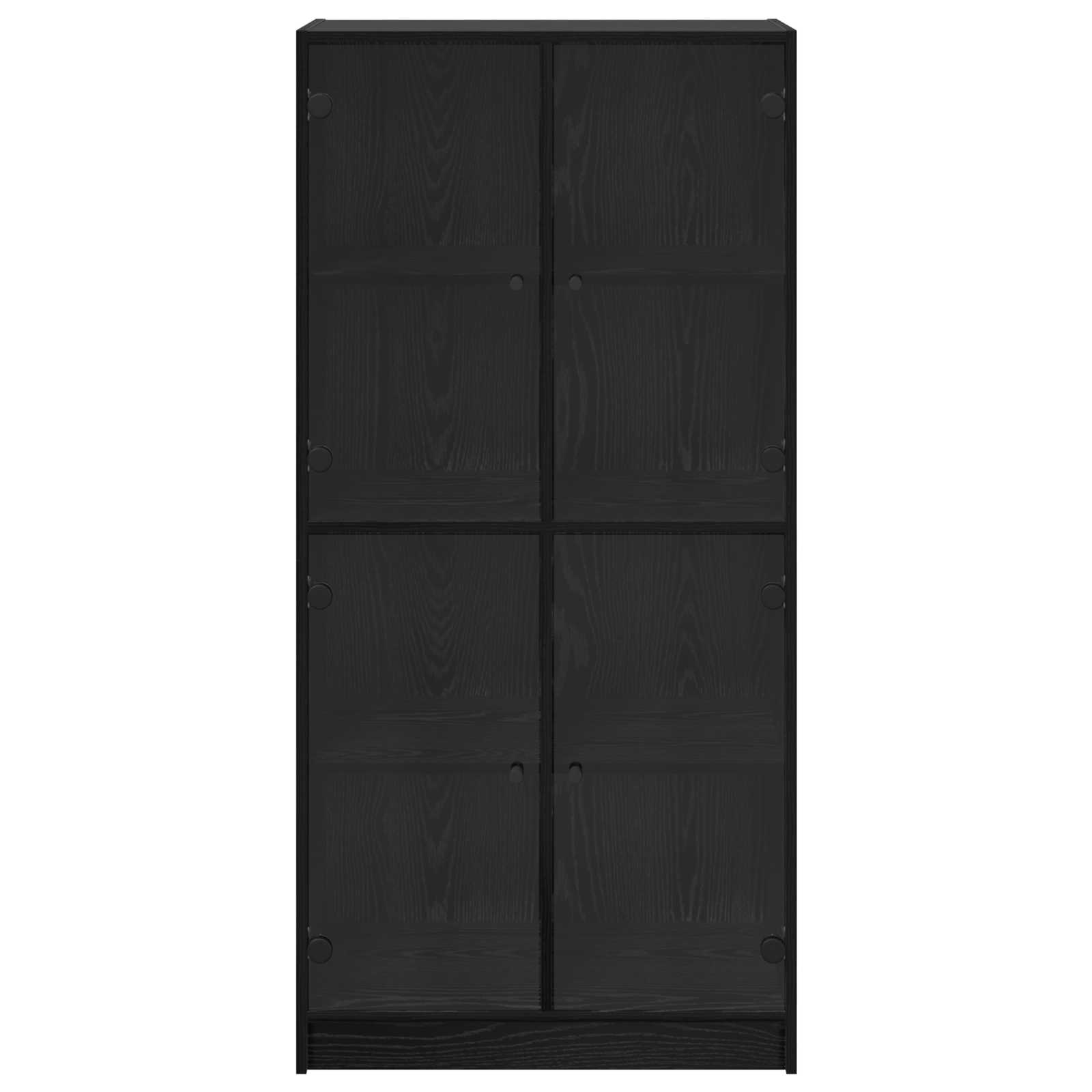 Haut Armoire Chêne noir 68 x 37 x 142 cm Bois d'ingénierie - XIOS