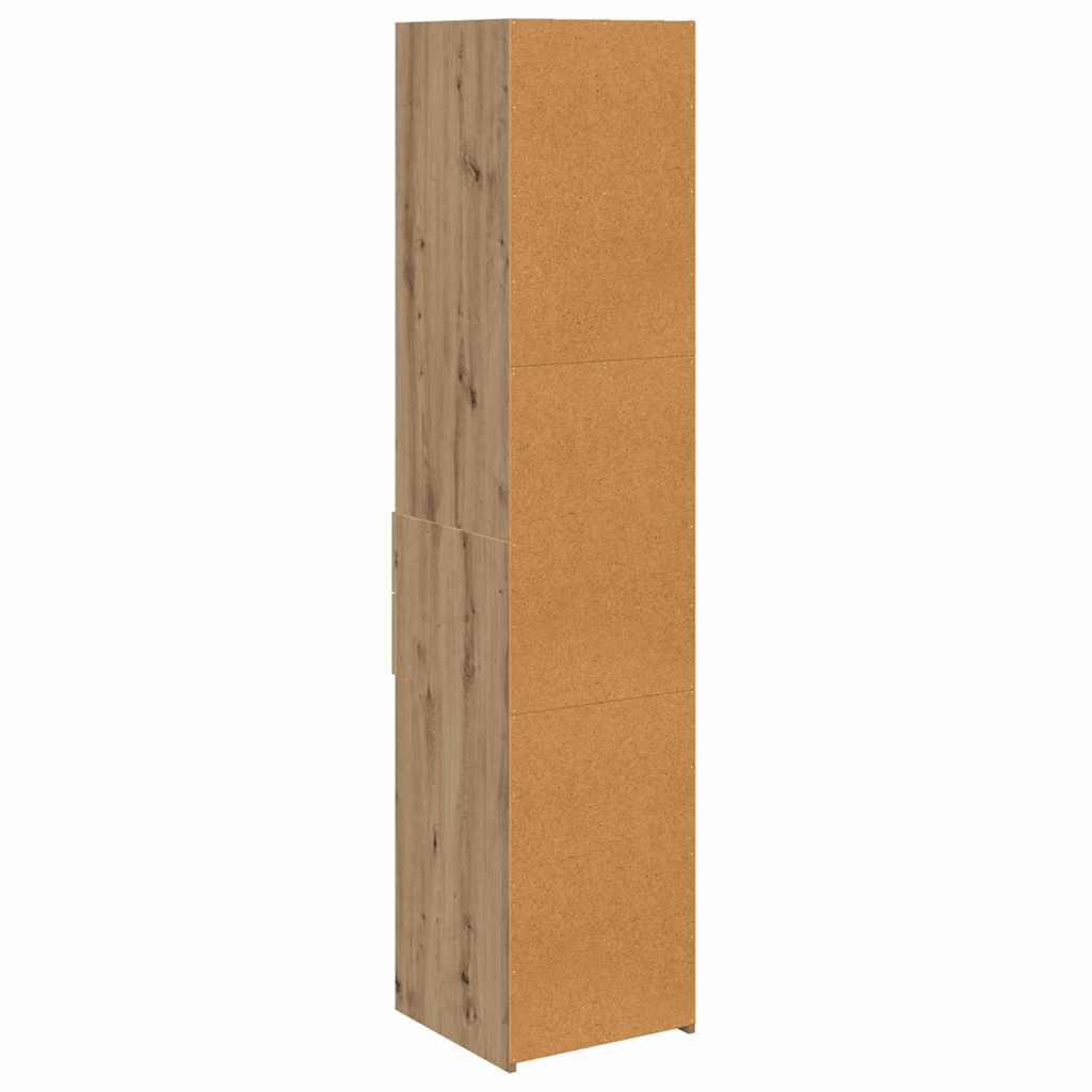 Haut Armoire avec tiroir Chêne artisanal 40 x 42,5 x 185 cm - XIOS