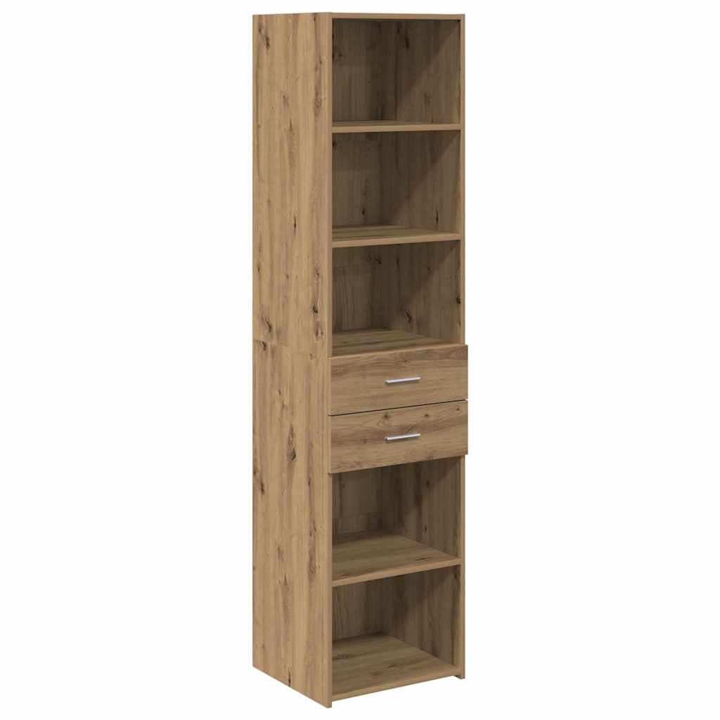 Haut Armoire avec tiroir Chêne artisanal 45 x 42,5 x 185 cm - XIOS