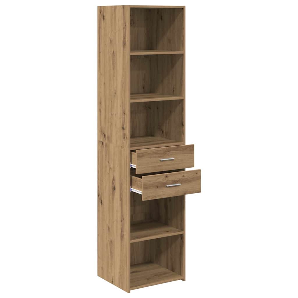 Haut Armoire avec tiroir Chêne artisanal 45 x 42,5 x 185 cm - XIOS