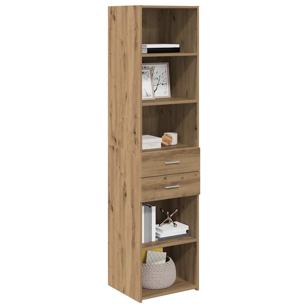 Haut Armoire avec tiroir Chêne artisanal 45 x 42,5 x 185 cm - XIOS