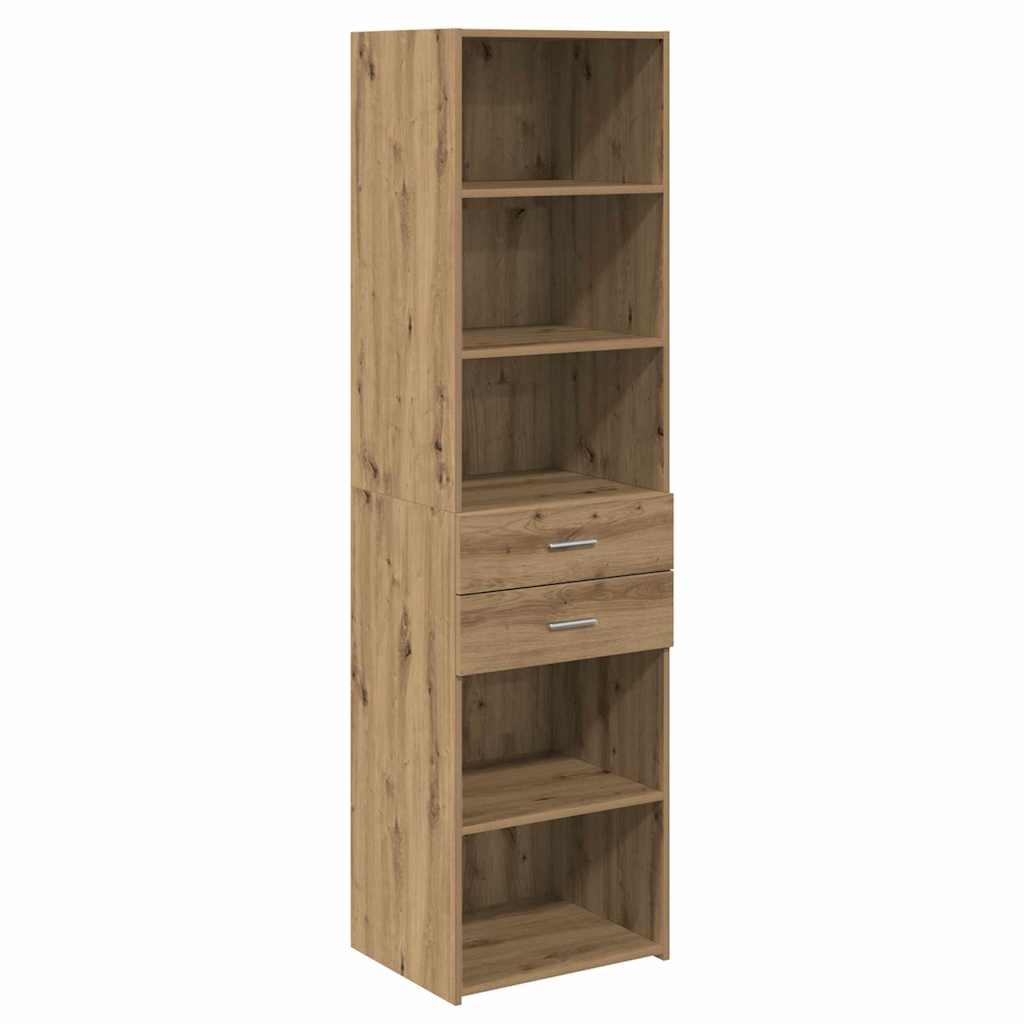 Haut Armoire avec tiroir Chêne artisanal 50 x 42,5 x 185 cm - XIOS