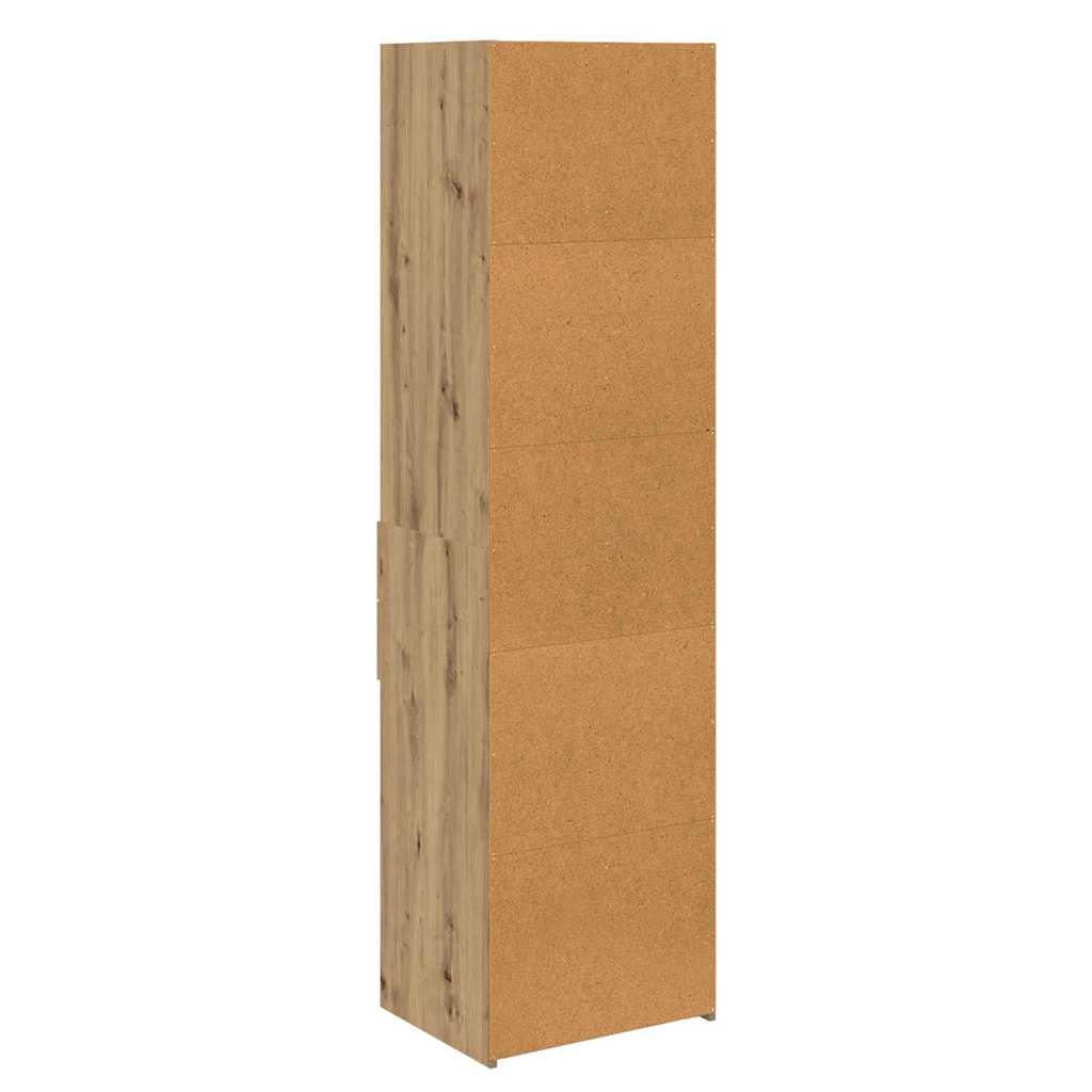Haut Armoire avec tiroir Chêne artisanal 50 x 42,5 x 185 cm - XIOS