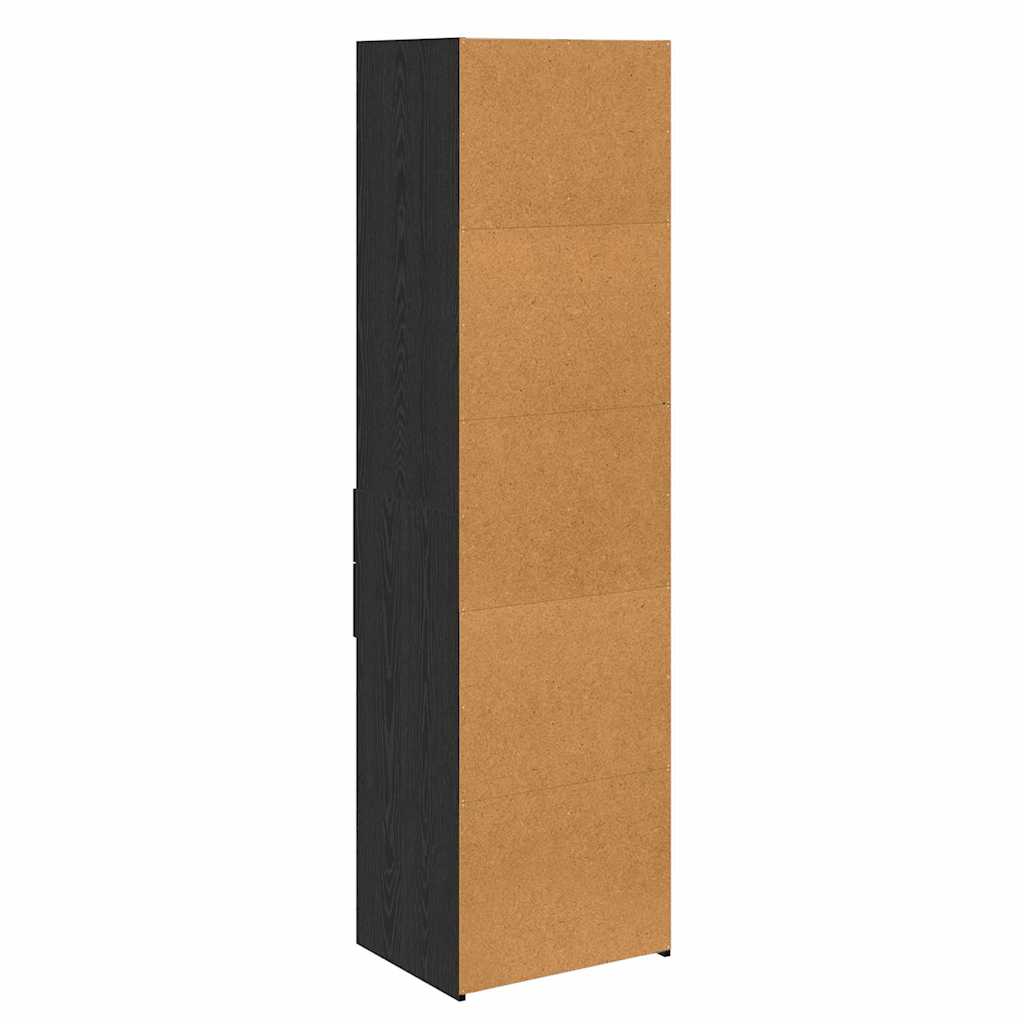 Haut Armoire Chêne noir 50 x 42,5 x 185 cm Bois d'ingénierie - XIOS