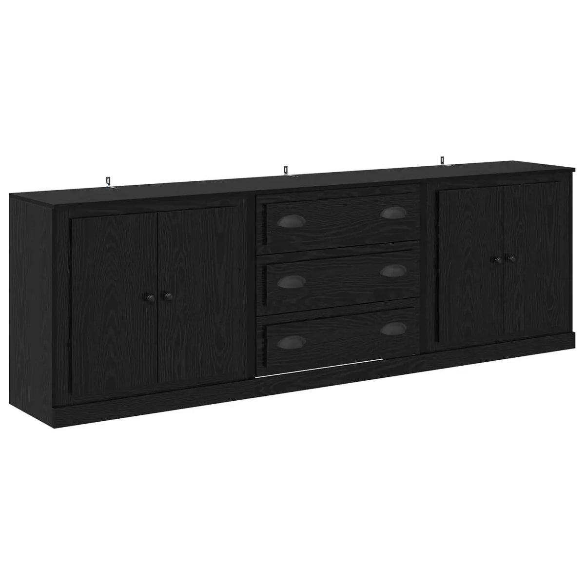 Buffets 3 pc Chêne noir 210 x 35,5 x 67,5 cm Bois d’ingénierie - XIOS