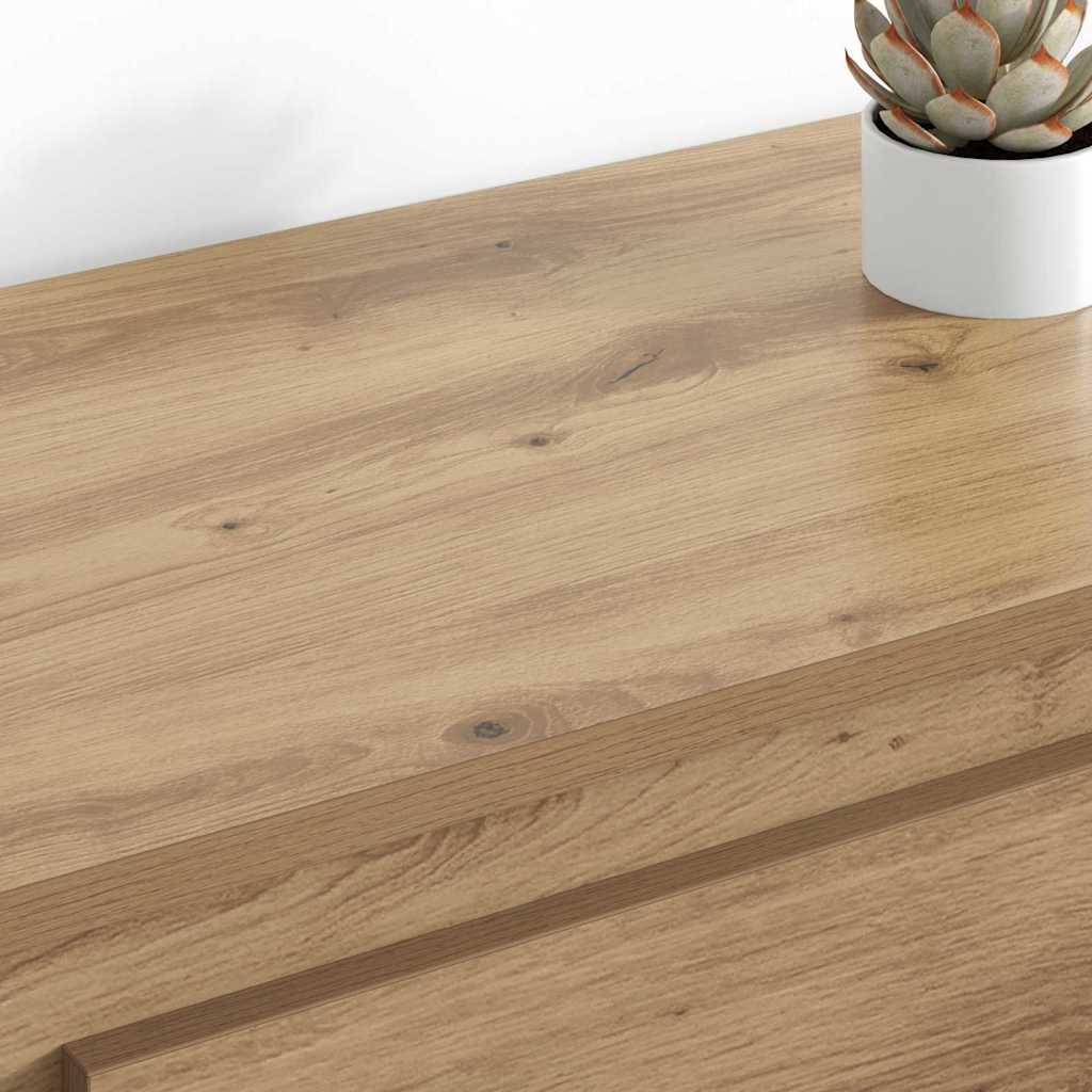 Buffets avec tiroir 2 pcs Chêne artisanal 70 x 35,5 x 67,5 cm - XIOS