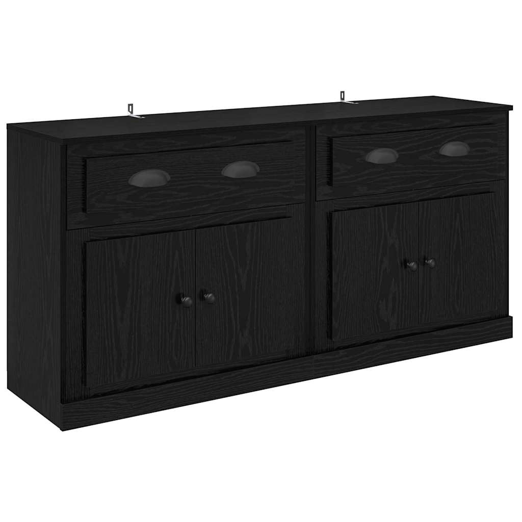 Buffets 2 pcs Chêne noir 70 x 35,5 x 67,5 cm Bois d'ingénierie - XIOS