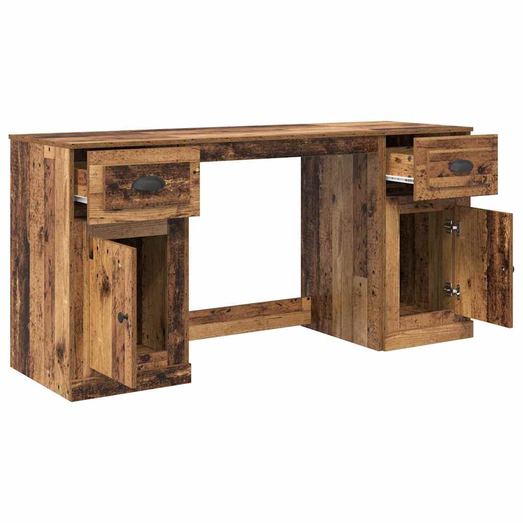 Bureau avec armoire avec tiroir Bois Ancien 154,5 x 50 x 75 cm - XIOS