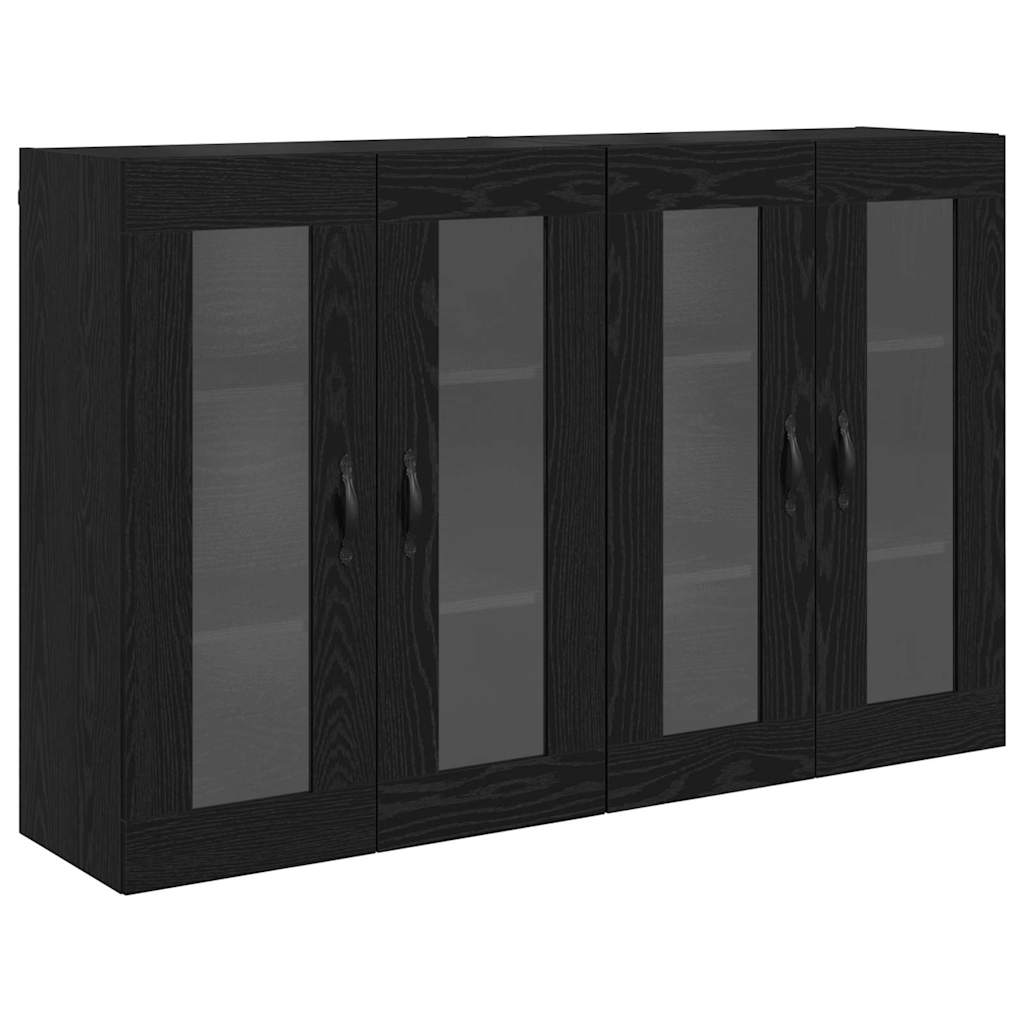 Armoires Murailles 2 pcs Chêne noir 69,5 x 34 x 90 cm - XIOS