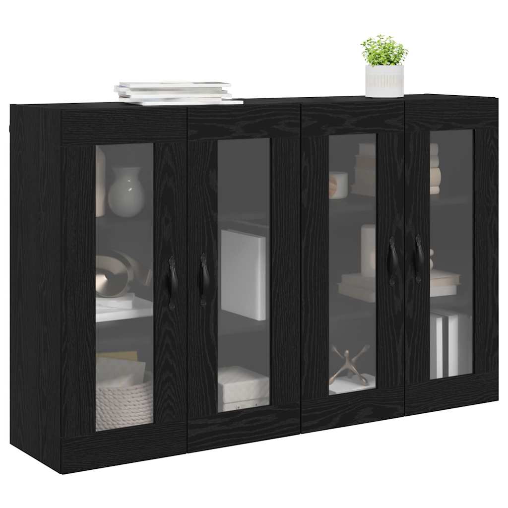 Armoires Murailles 2 pcs Chêne noir 69,5 x 34 x 90 cm - XIOS
