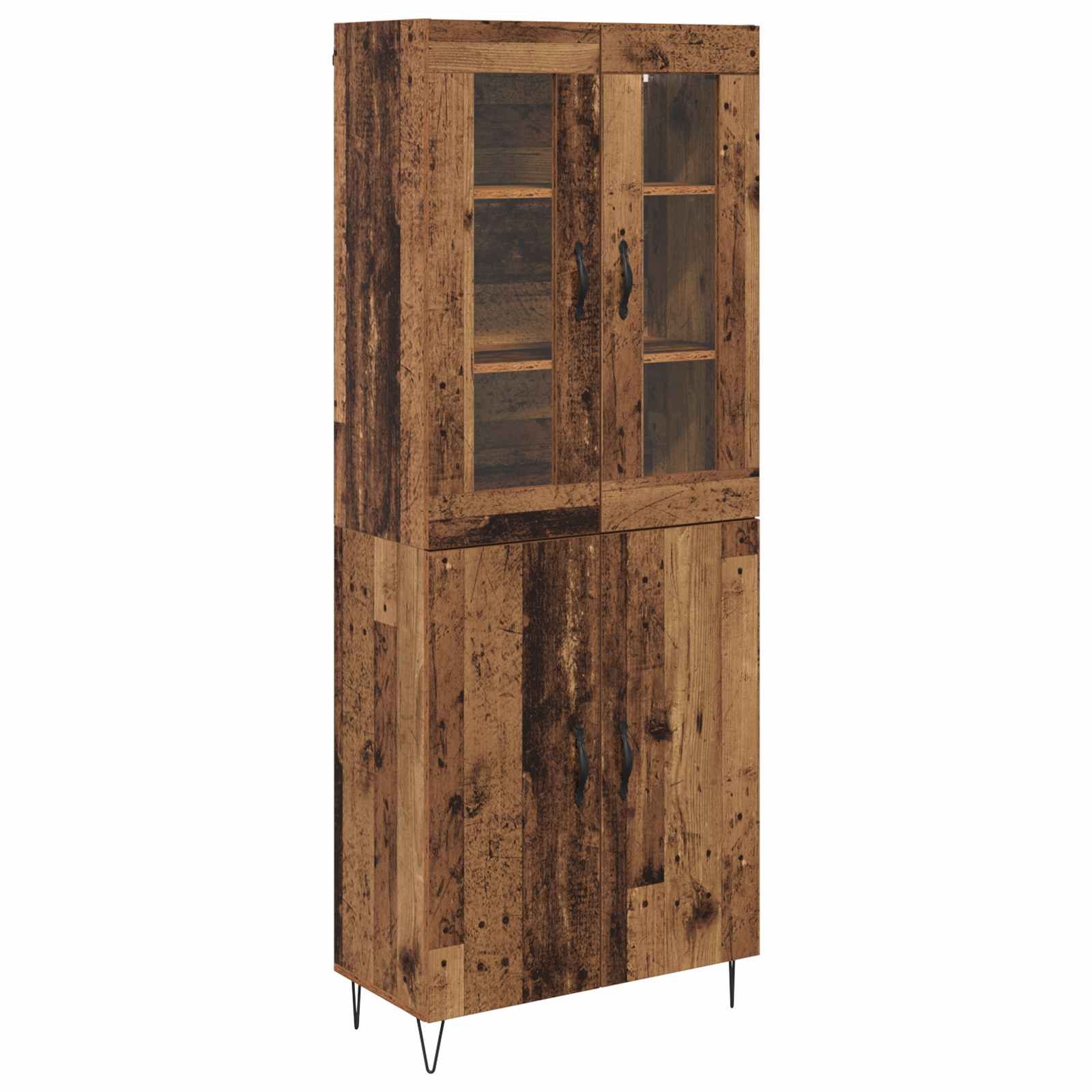 Haut Armoire Bois Ancien 69,5 x 34 x 180 cm Bois d'ingénierie - XIOS