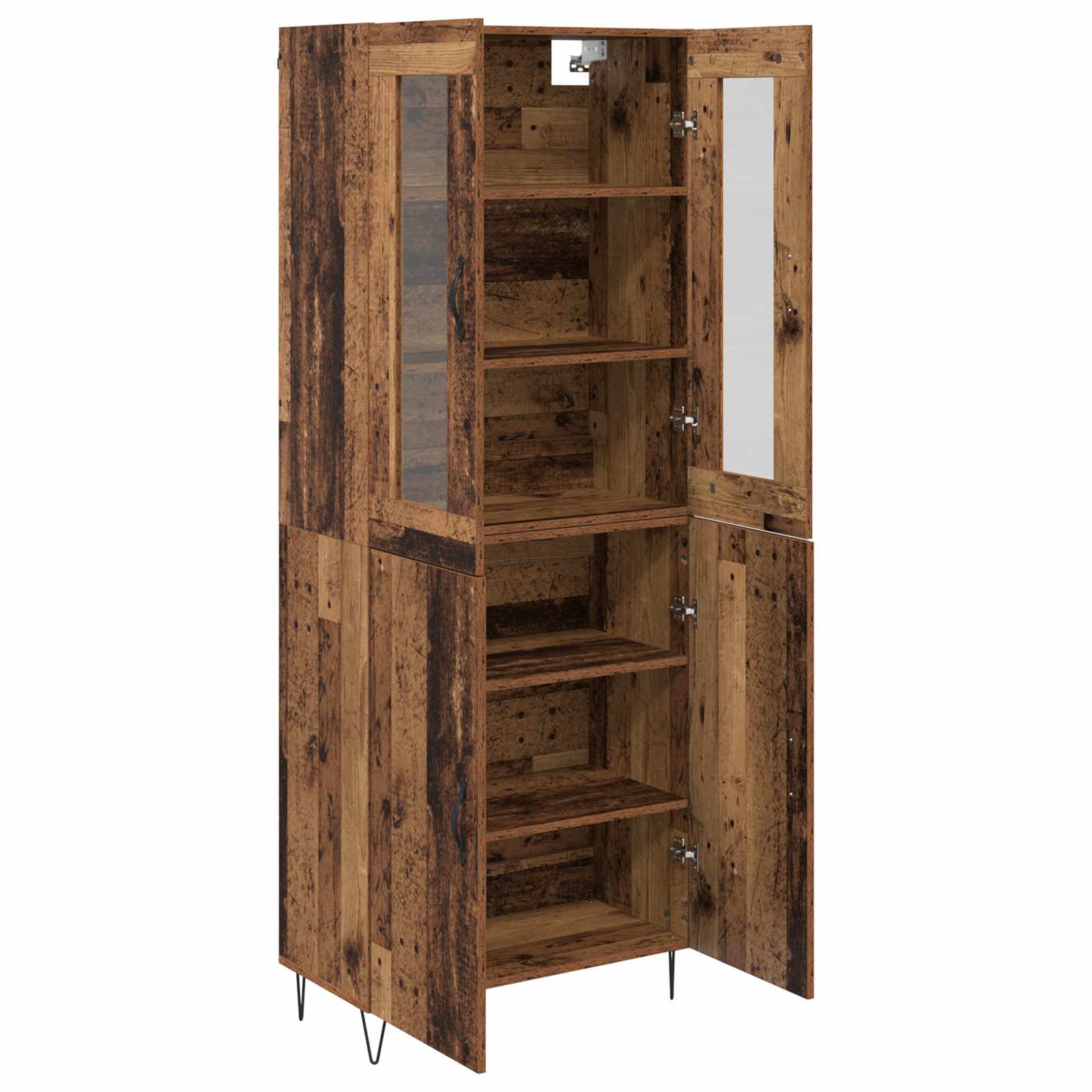 Haut Armoire Bois Ancien 69,5 x 34 x 180 cm Bois d'ingénierie - XIOS
