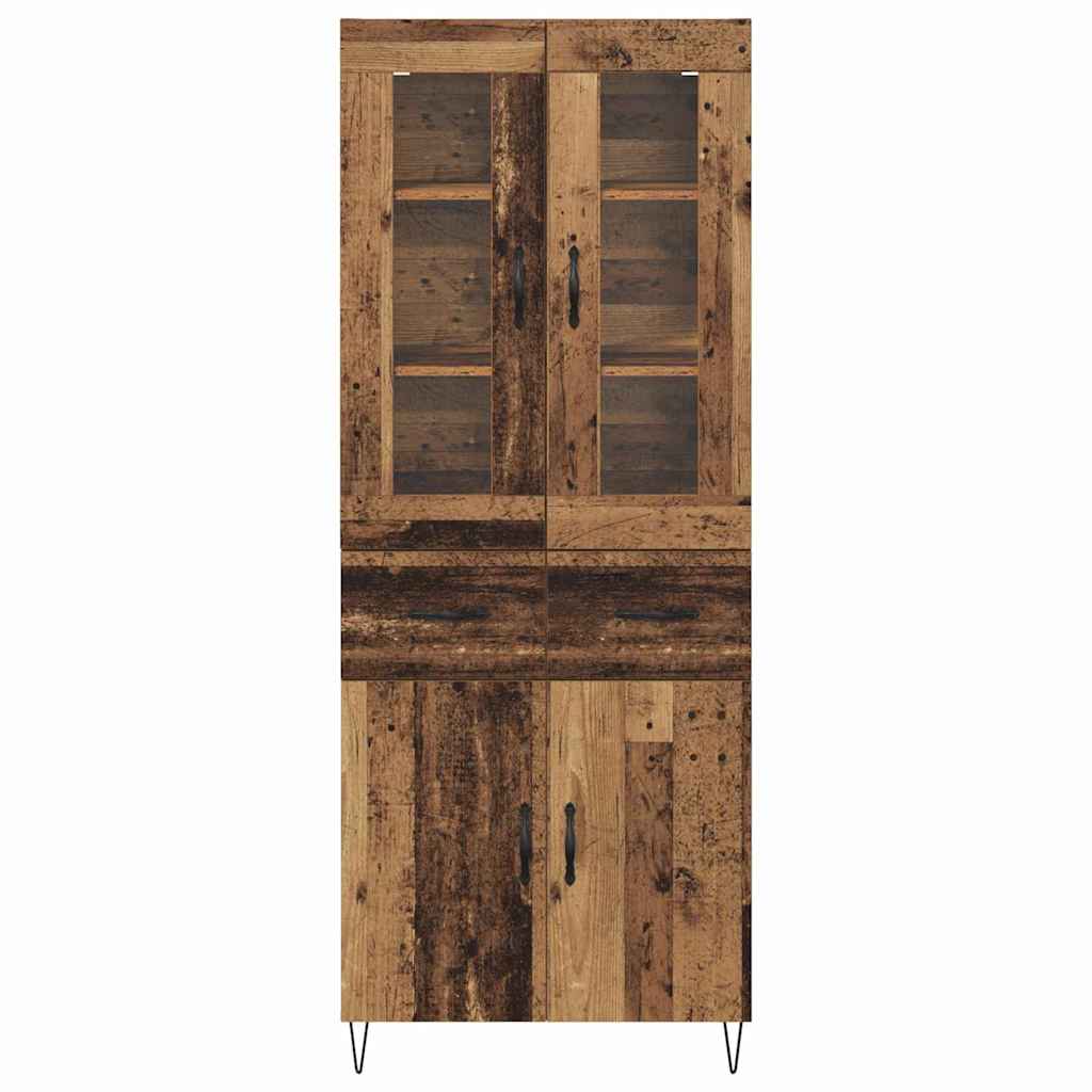 Haut Armoire Bois Ancien 69,5 x 34 x 180 cm Bois d'ingénierie - XIOS