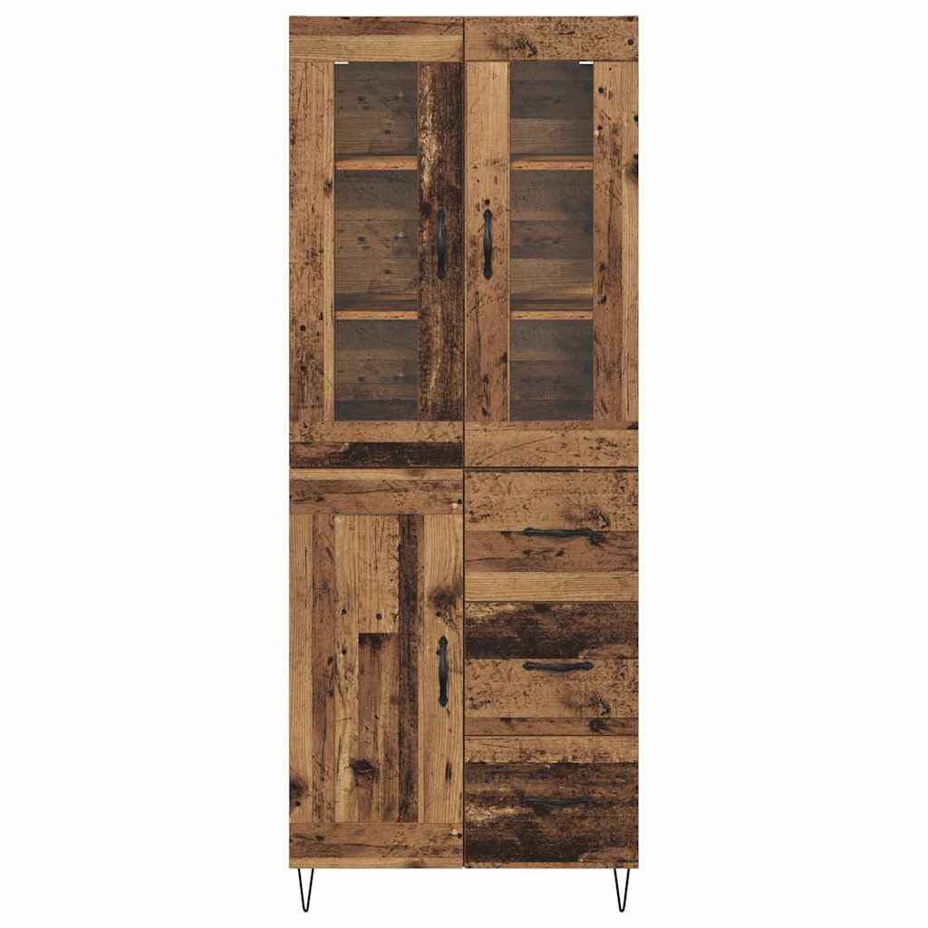 Haut Armoire Bois Ancien 69,5 x 34 x 180 cm Bois d'ingénierie - XIOS