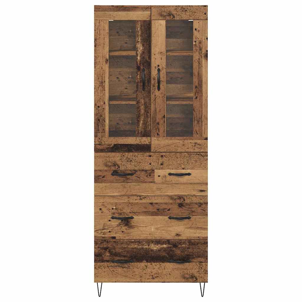 Haut Armoire Bois Ancien 69,5 x 34 x 180 cm Bois d'ingénierie - XIOS