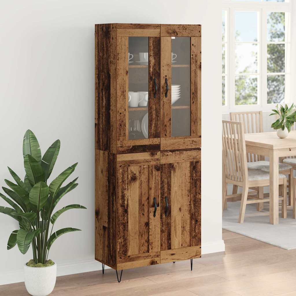Haut Armoire Bois Ancien 69,5 x 34 x 180 cm Bois d'ingénierie - XIOS