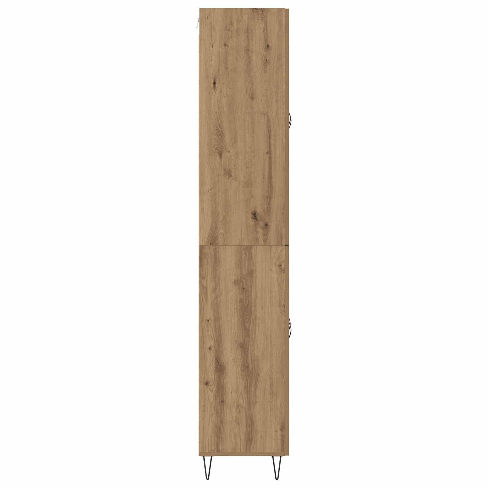 Haut Armoire Chêne artisanal 69,5 x 34 x 180 cm - XIOS