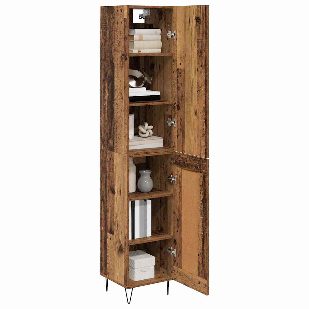 Haut Armoire Bois ancien 69,5 x 34 x 180 cm Bois d'ingénierie - XIOS