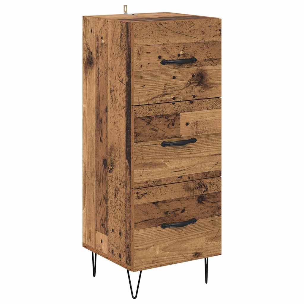 Haut Armoire Bois ancien 69,5 x 34 x 180 cm Bois d'ingénierie - XIOS