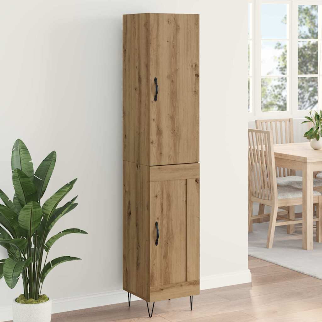 Haut Armoire Chêne artisanal 69,5 x 34 x 180 cm - XIOS