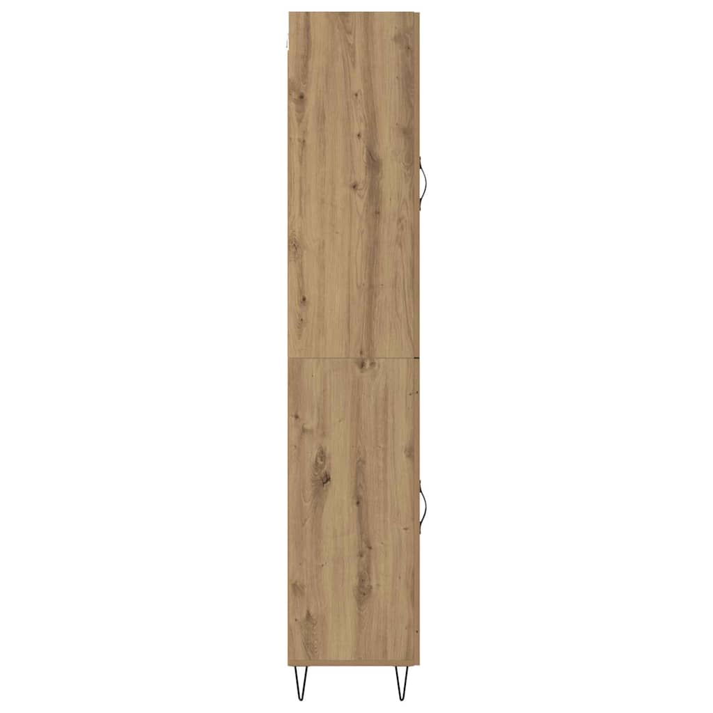 Haut Armoire Chêne artisanal 69,5 x 34 x 180 cm - XIOS